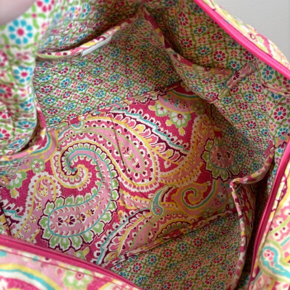 Retired Vera Bradley Petal Pink Large Duffle Bag - Picture 7 of 7